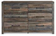 Drystan King Bookcase Storage Bed, Dresser and Nightstand