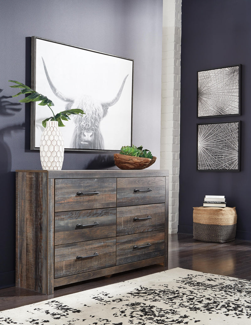 Drystan Full Bookcase Storage Bed and Dresser