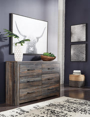 Drystan King Bookcase Storage Bed and Dresser