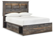 Drystan Full Bookcase Storage Bed and Dresser