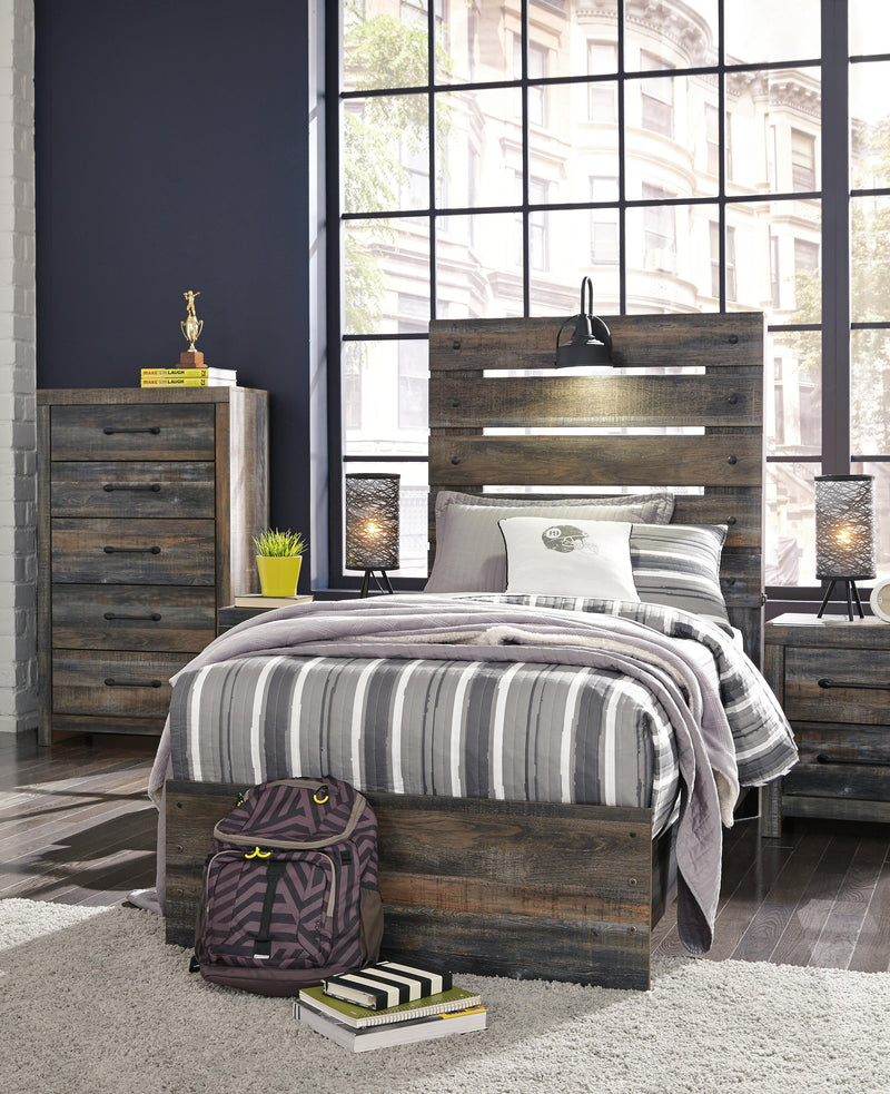 Drystan Twin Panel Bed