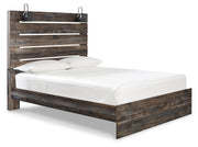 Drystan Queen Panel Bed, Dresser, Mirror, Chest and Nightstand