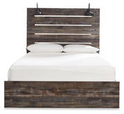 Drystan Queen Panel Bed, Dresser, Mirror, Chest and 2 Nightstands