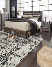 Drystan King Panel Bed with 2 Storage Drawers