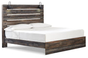 Drystan King Panel Bed, Dresser, Mirror, and Nightstand