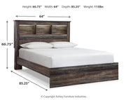 Drystan Queen Bookcase Bed