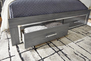 Lodanna Queen Storage Bed and Nightstand
