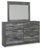 Baystorm Queen Panel Storage Bed, Dresser, Mirror, Chest and Nightstand