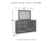 Baystorm Queen Panel Bed, Dresser, Mirror, Chest and Nightstand