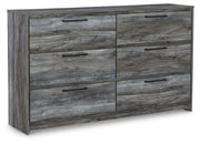 Baystorm Queen Panel Bed with Storage, Dresser and 2 Nightstands