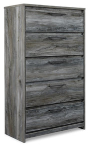 Baystorm Queen Panel Storage Bed, Dresser, Mirror, Chest and Nightstand