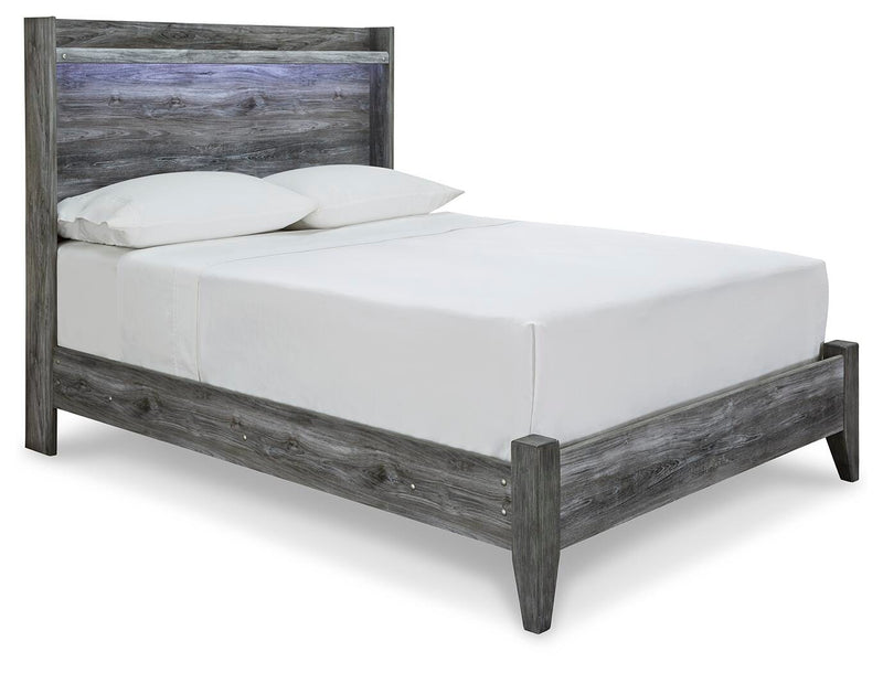 Baystorm Full Panel Bed, Dresser, Mirror and Chest