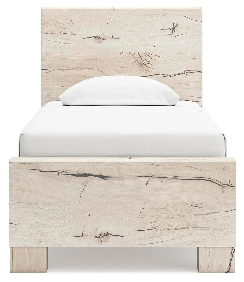Lawroy Twin Panel Bed, Dresser and Mirror