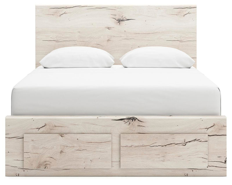 Lawroy Queen Storage Bed, Dresser, Mirror, Nightstand