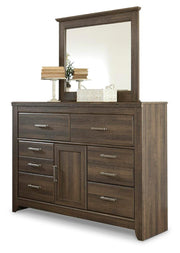 Juararo King Poster Bed, Dresser, Mirror and Chest