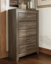 Juararo King Poster Bed, Dresser, Mirror and Chest