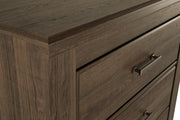 Juararo King Poster Bed, Dresser, Mirror and Chest