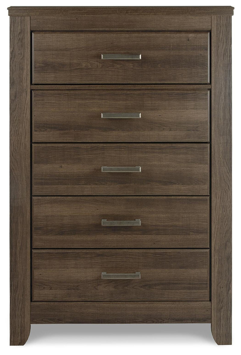 Juararo King Panel Bed, Dresser, Chest and 2 Nightstands