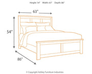 Juararo Queen Panel Bed, Dresser and Mirror