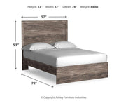 Ralinksi Full Panel Bed, Dresser and Mirror
