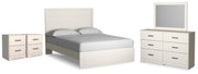 Stelsie Queen Panel Bed, Dresser, Mirror and 2 Nightstands