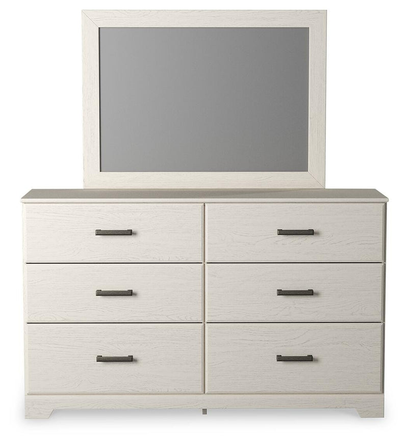 Stelsie King Panel Bed, Dresser, Mirror, Chest and 2 Nightstands