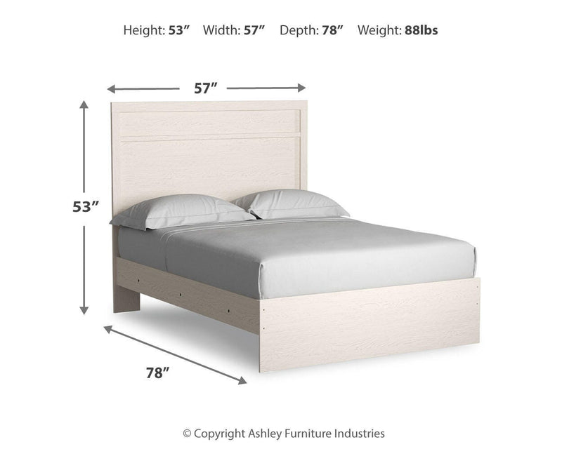 Stelsie Full Panel Bed, Dresser and Mirror