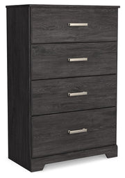 Belachime Full Panel Bed, Dresser, Chest and 2 Nightstands