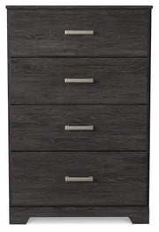 Belachime Full Panel Bed, Dresser, Chest and 2 Nightstands