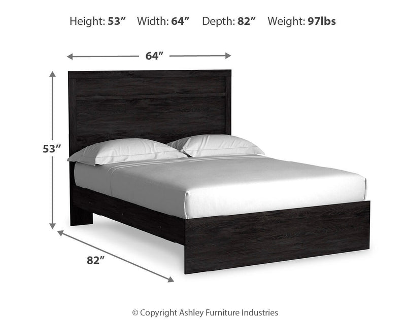 Belachime Queen Panel Bed, Dresser and Mirror