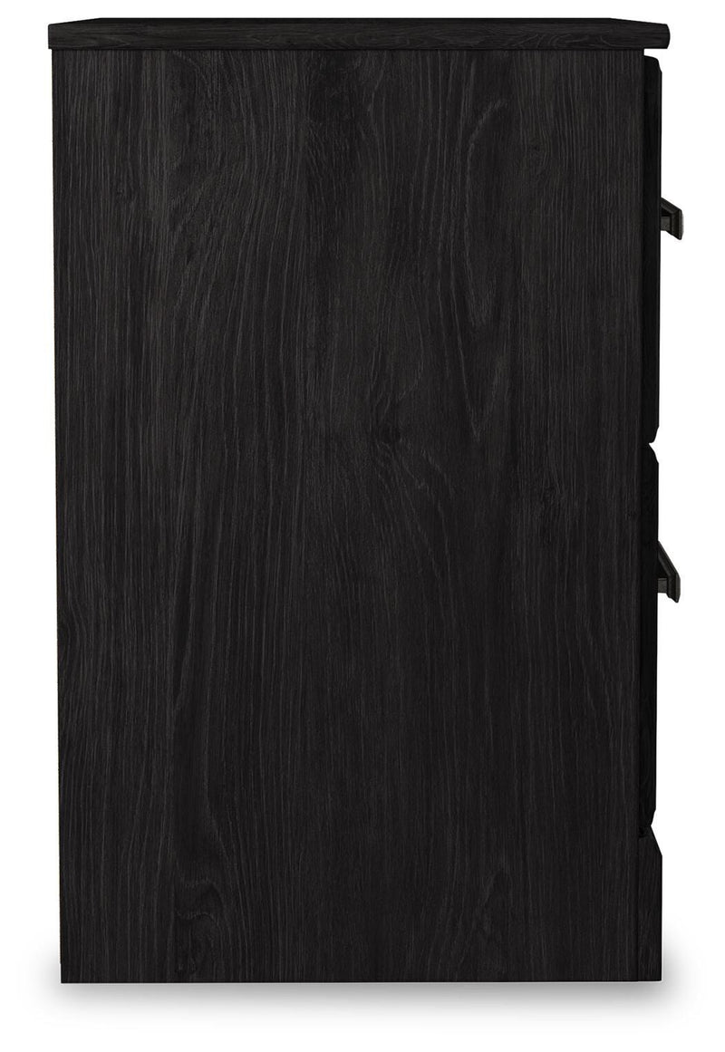 Belachime King Panel Bed and Nightstand