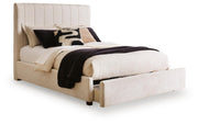 Shoralli Queen Upholstered Storage Bed