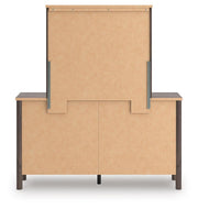 Pamytta Queen Panel Bed, Dresser, Mirror and Nightstand