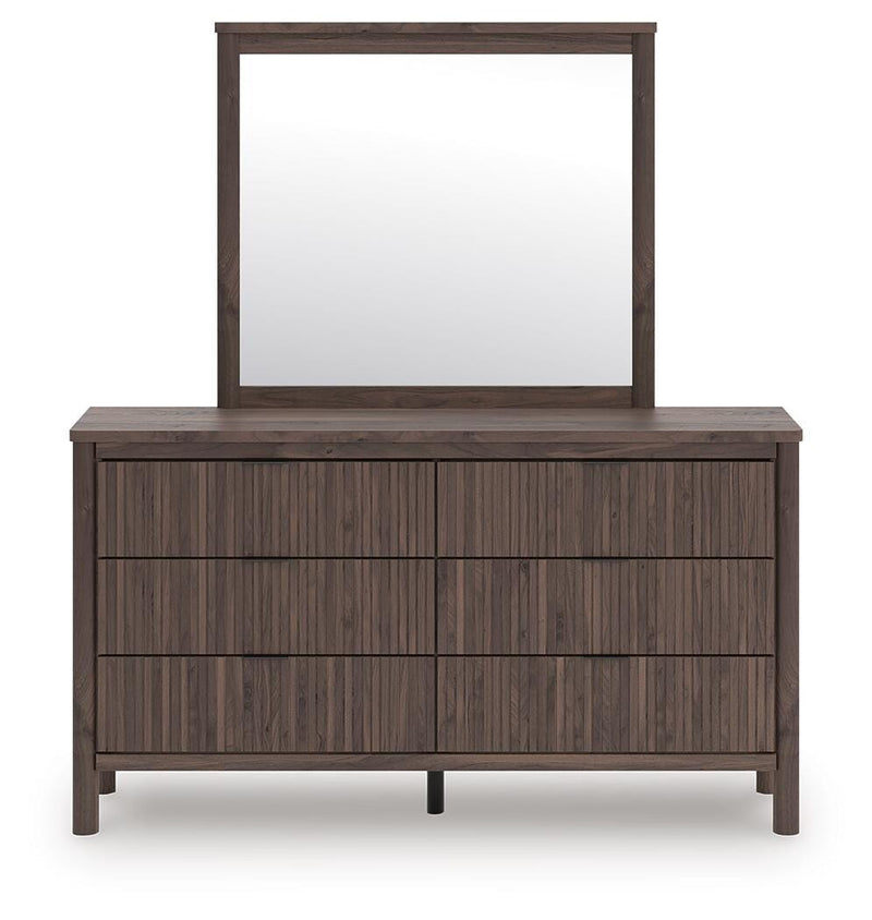 Pamytta Queen Panel Bed, Dresser, Mirror and Nightstand