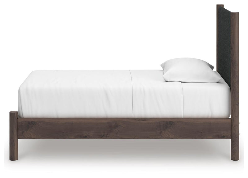Pamytta Twin Upholstered Panel Platform Bed