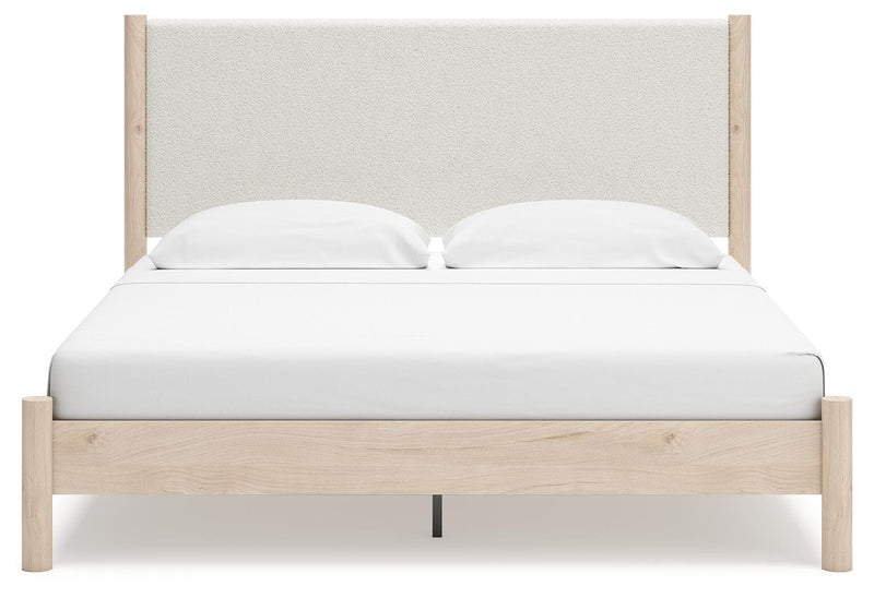 Cadmori King Upholstered Panel Bed