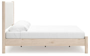 Cadmori King Upholstered Panel Bed
