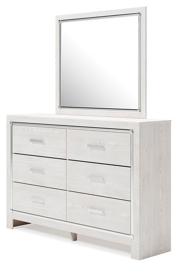 Altyra Twin Panel Bed, Dresser and Mirror