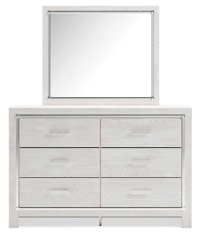 Altyra Twin Panel Bed, Dresser and Mirror