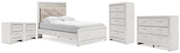 Altyra Full Panel Bed, Dresser, Chest and 2 Nightstands