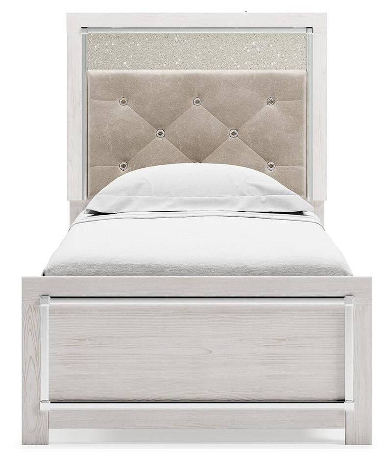 Altyra Twin Panel Bed, Dresser and Mirror