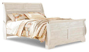 Willowton King Sleigh Bed, Dresser, Mirror, Chest and 2 Nightstands