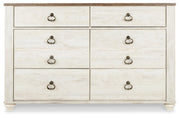 Willowton Twin Panel Bed and Dresser