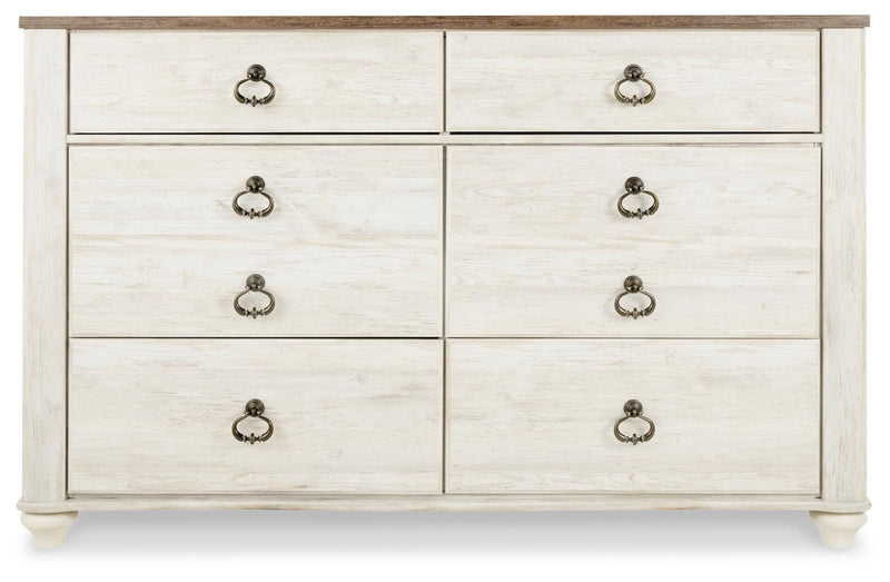 Willowton Twin Panel Bed and Dresser