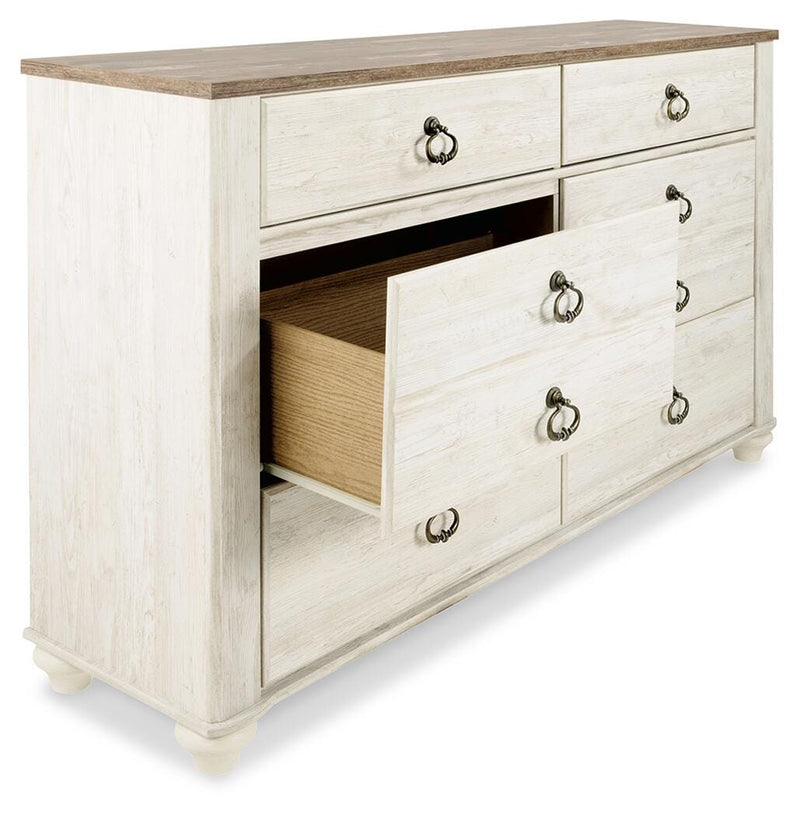 Willowton Twin Panel Bed and Dresser