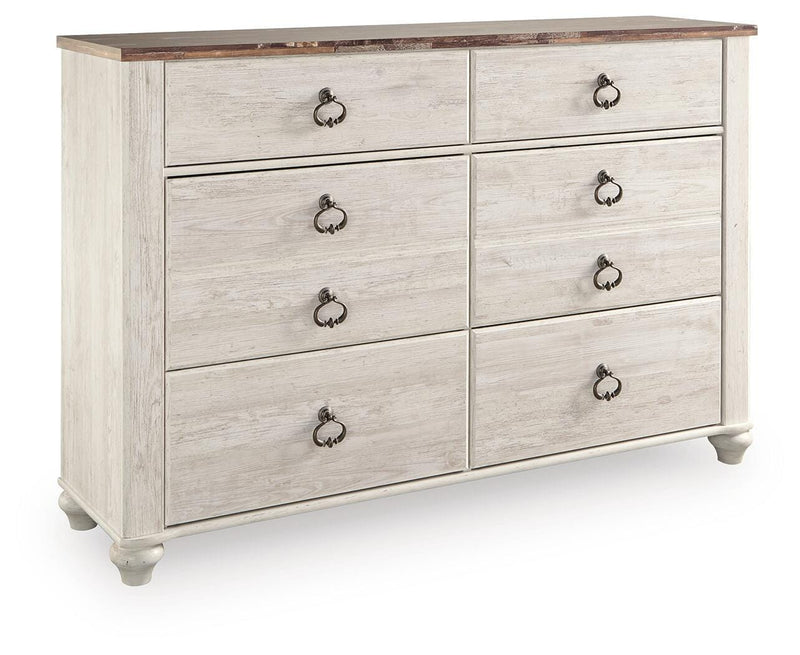 Willowton Twin Panel Bed and Dresser