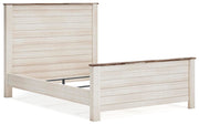 Willowton Queen Panel Bed, Dresser, Mirror, and Nightstand