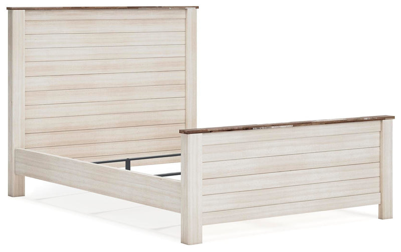 Willowton Queen Panel Bed, Dresser, Mirror, and Nightstand