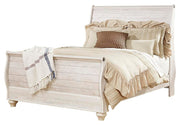 Willowton Queen Sleigh Bed and Dresser