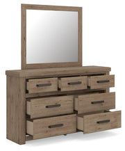 Oliandon Queen Panel Bed, Dresser and Mirror